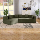 127.5'' Modern Minimalist Sofa With Deep Seat,No Assembly Needed 37328762
