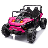 ZUN 24V Kids Ride On UTV,Electric Toy For Kids w/Parents Remote Control,Four Wheel suspension,Low W1396P163685