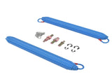 Set of 2 Hood Spring Cable and Bolts w/ Retaining Rings Replacement for Peterbilt 1304638 74551478