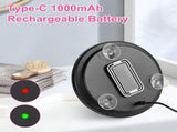 30X Magnifying Makeup Mirror with LED Lights, Rechargeable Travel Magnifier Mirror 3 Light Modes 09331053