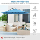 Outdoor beach umbrella/Double-Sided Sun Umbrella 08821145