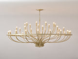 36-Light Gold Chandelier Industrial Iron Candle Chandelier Modern Suspended Farmhouse Chandeliers W5008P464950