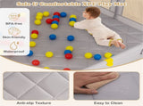 Portable Baby Play Yard - 73"x61.5"x27", Breathable Mesh, 50 Ocean Balls & Carry Bag 83923189