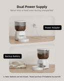 Smart Automatic Cat Feeder - WiFi Cat Food Dispenser with APP Control Up to 15 Portions 05926593