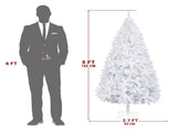 5 FT Artificial Christmas Tree, Unlit Hinged Christmas Pine Tree with 480 Branch Tips and Sturdy 37320261
