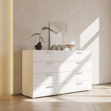 ZUN FCH 8 Drawer Double Dresser for Bedroom, Wide Storage Cabinet for Living Room Home Entryway, White 35563214