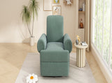 Manual Recliner Sofa Swivel Recliner Rocker Chair with Adjustable Backrest for Living Room, Bedroom, N763P330954F