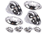 Stainless Steel Dual Wheel Simulator Covers Fit for 2003-2018 Replacement for Dodge Replacement for 35433719