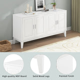 4-Door Sideboard Storage Cabinet Door Shelf for Living Room and Dining Room, Two Large Cabinets N759P192455K