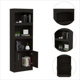 Durango Bookcase, Three Shelves, Double Door Cabinet B128P148909