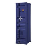 Blue Wardrobe with Full-length Container Lock B062P185731