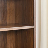 8-Tier Media Tower Rack, CD DVD Slim Storage Cabinet with Adjustable Shelves, Tall Narrow Bookcase W487P318934