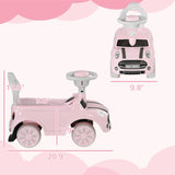 Pink toddler ride-on toy with Horn 48697174