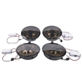 4Pcs LED Tail Lights Brake Lights Black Fit for Chevy Corvette C6 Coupe 2005-2013 2801188 15279751 56863677