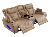 Fortuner Modern Style Upholstery Recliner Loveseat Made with Wood & Massage Function Included B009P439071