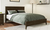 Modern Solid Wood Queen Size Platform Bed with Sturdy Wooden Slats Support,No Box Spring Needed, N701P301000E