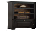 Left Pier Cabinet, No Assembly Required, Heirloom Black Finish B108P163860