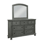 ZUN Modern Style 7-Drawer Dresser Made with Wood & Rustic Gray Finish B009P152360