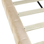 ZUN Full Size Upholstered Daybed/Sofa Bed Frame-Beige, Velvet 46166540