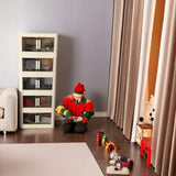 19.69" Side Wide Folding Storage Cabinet ,5 Tiers,19.69"11.81"50.00",Collapsible Storage Bins with W2873P207557