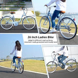 Ladys Bike, 7 Speed, Steel Frame, Multiple Colors W101963875