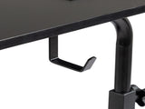 Black Wood Grain P2 15MM Particle Board with Melamine Coating Adjustable Computer Desk with 3 USB 63209704