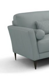 Tussio Watery Top Grain Leather Loveseat W/5 Pillows B2726P498447