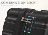 HIFINE TOURIST 20"/24"/28" 3 pcs/set in ABS Spinner Wheel Luggage, Carry on Suitcase, Matching W2787P342140