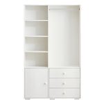 ZUN Bedroom Armoire,Wardrobe Armoire Closet, Drawers and Shelves, Handles, Hanging Rod, for Bedroom 31078714