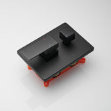 Bathroom Luxury Rain Mixer Combo Set Wall Mounted Rainfall Shower Head System , W1932124160