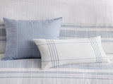 5 Piece Cotton Jaquard Duvet Set-Full/Queen B035P280380