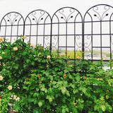 2 Pack Metal Garden Trellis 86.7" x 19.7" Rustproof Trellis for Climbing Plants Outdoor Flower W1586P268034