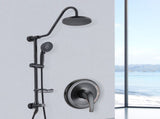 Shower Head with Handheld Shower System with 8" Rain Shower Head W121949130