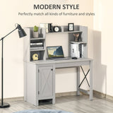 ZUN Computer Desk-Light Grey （Prohibited by WalMart） 55639837