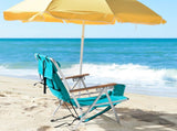 Folding Beach Chair Set of 2 for Adults, 4 Position Portable Backpack Foldable 75823407