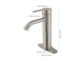 Single Handle Bathroom Vanity Sink Faucet 02160807