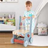 Wooden Baby Walker with Multi-Activity Center 65389002