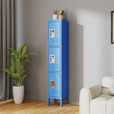 66"H Metal Lockers for Employees with 3 Door Storage Locker for Employees Gym School Home Office 82793070