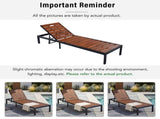 Outdoor Chaise Lounges Pool Lounge Chairs Outdoor Daybed Recliner with Adjustable Backrest for N719P383161D