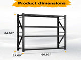 Heavy Duty Garage Shelving Units 72"H48"W24"D, 5-Tier Steel Adjustable Metal Storage Shelves,3000 27824255