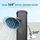 Solar heated shower 33720012
