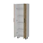 ZUN Oklahoma Tall Pantry Cabinet, Cupboard Storage Organizer with 5-Shelf B128P148775