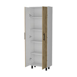 ZUN Oklahoma Tall Pantry Cabinet, Cupboard Storage Organizer with 5-Shelf B128P148775