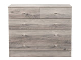 Modern Simple 5-Drawer Dresser Gray 08243882