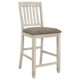 Nutmeg and Rustic Cream Counter Height Chair B062P153683