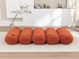 Adjustable Floor Sofa, Corduroy Lazy Sofa with Adjustable Straps for Versatile Configurations, W1170P365599