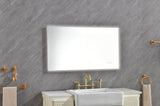 ZUN 42 x 24Inch LED Mirror Bathroom Vanity Mirror with Back Light, Wall Mount Anti-Fog Memory Large W928P178204