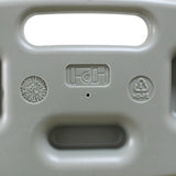 Medical Bathroom Safety Shower Tub Aluminium Alloy Bath Chair Transfer Bench with Back & Handle Gray 23066478