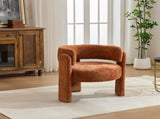 Modern Accent Chair, Contemporary Boucle Fabric Accent Armchair Comfy Upholstered Leisure Single 74067501