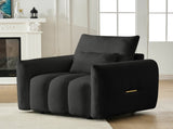 35 "Teddy fabric sofa, modern lounge chair, upholstered with a pillow, apartment, office, living W2564P457791